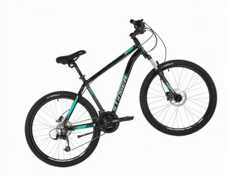 Велосипед Stinger 26" Element Pro (16" 21ск) зеленый, алюминий, MICROSHIFT фото большое