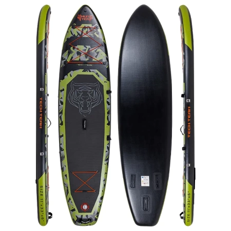 Сапборд HUNTER зеленый, 335x83x15 см фото большое