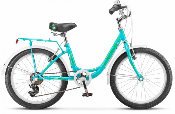 Велосипед Stels 20" Cristy-220 (12" 6ск) Мятный
