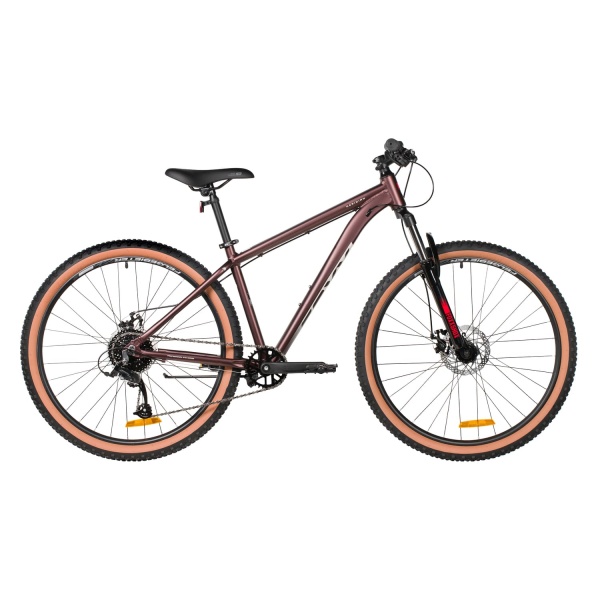 Велосипед Foxx 29" Meridian (18" 8ск) коричневый, алюминий (2026)