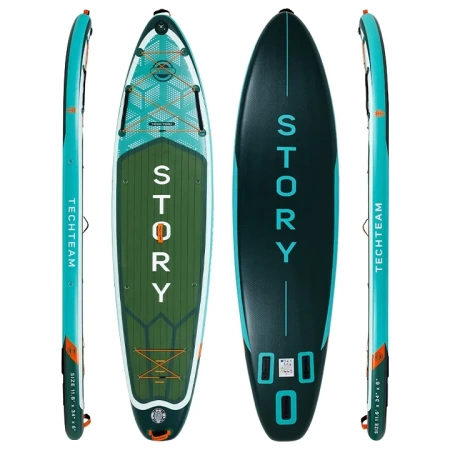 Сапборд STORY изумрудный, 350x86x15 см фото большое